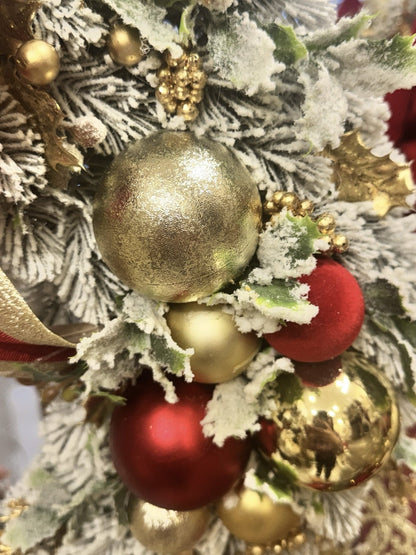 Santa Face Wreath