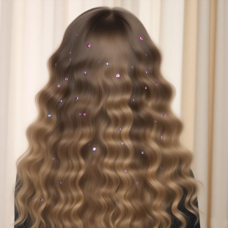 ✨Glitter Diamond Styling Tools Hair Gemstone Styling Set to light up girls' hair, clothes, accessories, No Heat Required Hair Styling Accessories