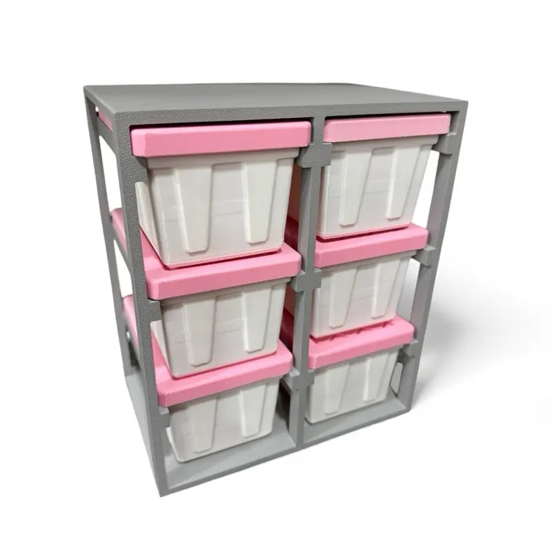 🔥🔥Black Friday bestsellers🎁3D Printed Mini Storage Racks and Yellow Storage Boxes