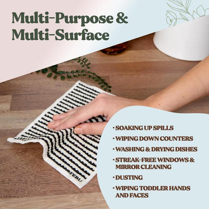 Swedish Dishcloths for Kitchen & Cleaning | 5 Pack