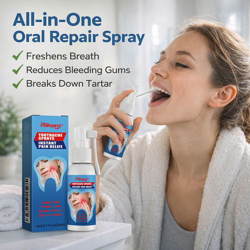 🦷All-in-One Oral Repair Spray – One Spray to Fix Bad Breath, Bleeding Gums & Tartar