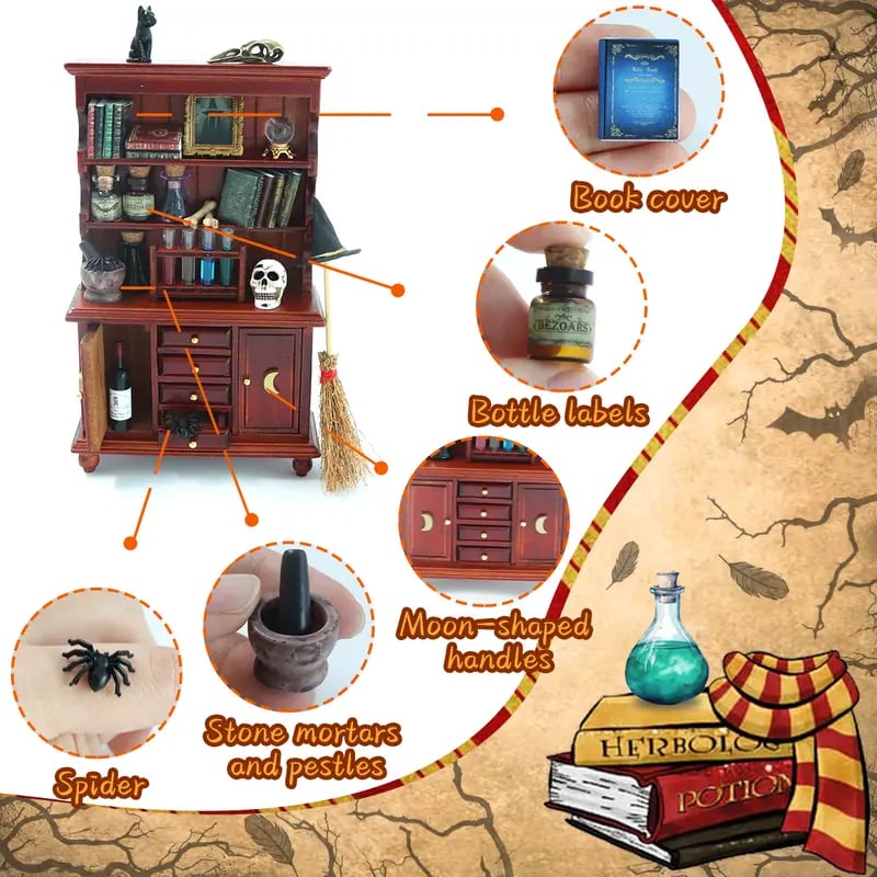 🔥Last Day 49% OFF - Dollhouse Miniatures 1/12 Scale Accessories