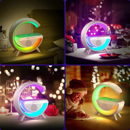 🎁Last Day Sale 49% OFF🔥3-in-1 Bluetooth Speaker Night Light with Wireless Charging
