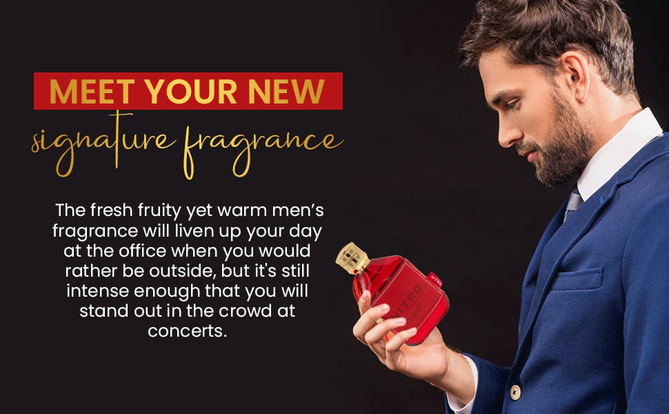 🎁Last Day Promotion 49% OFF-Dumont Nitro Red For Men 3.4 Oz Eau De Parfum Spray