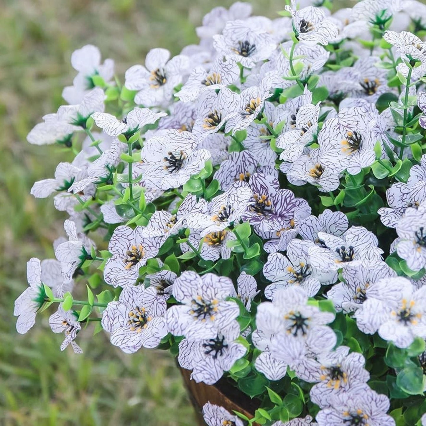 Upgraded High-grade  Material 🌱 Rainproof Lifelike Artificial Flowers With UV-Shield Coating