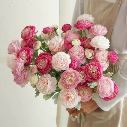 💝 Perfect Mother's Day Gift ! Luxury Artificial Peony Flowers – Blooms Forever, No Wilting ! 💐✨