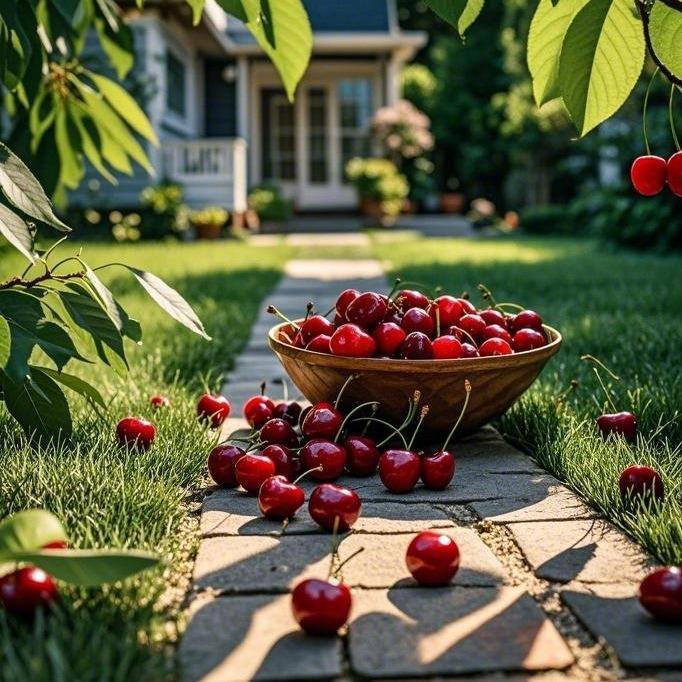 🏆75K+ SOLD! 🌳Cherry Tree Seeds – Delicious, Fresh Cherries Await!(🌿99% Germination)