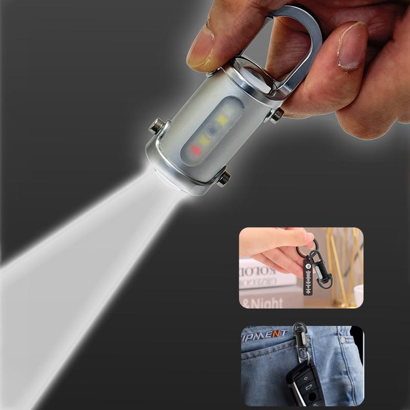 1200LM Super Bright Mini Keychain Flashlight Waterproof（Compact and ready, for every moment that matters）