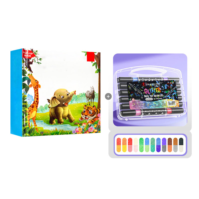 ✨【Kids' Animal-Themed Pop-Up Books】✨