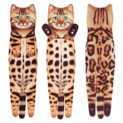 🎁 Early Christmas Sale — Up to 49% OFF! 🎅 Funny Cat Hand Towels
