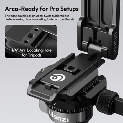 Magnetic Phone Tripod for iPhone, MA38 Portable Phone Holder Mini Tripod for Magsafe