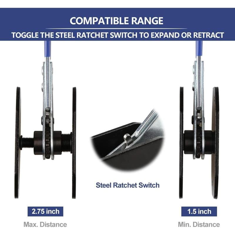 💥Last Day 49% OFF 🚗 -360° Rotating Ratchet Brake Caliper Tool