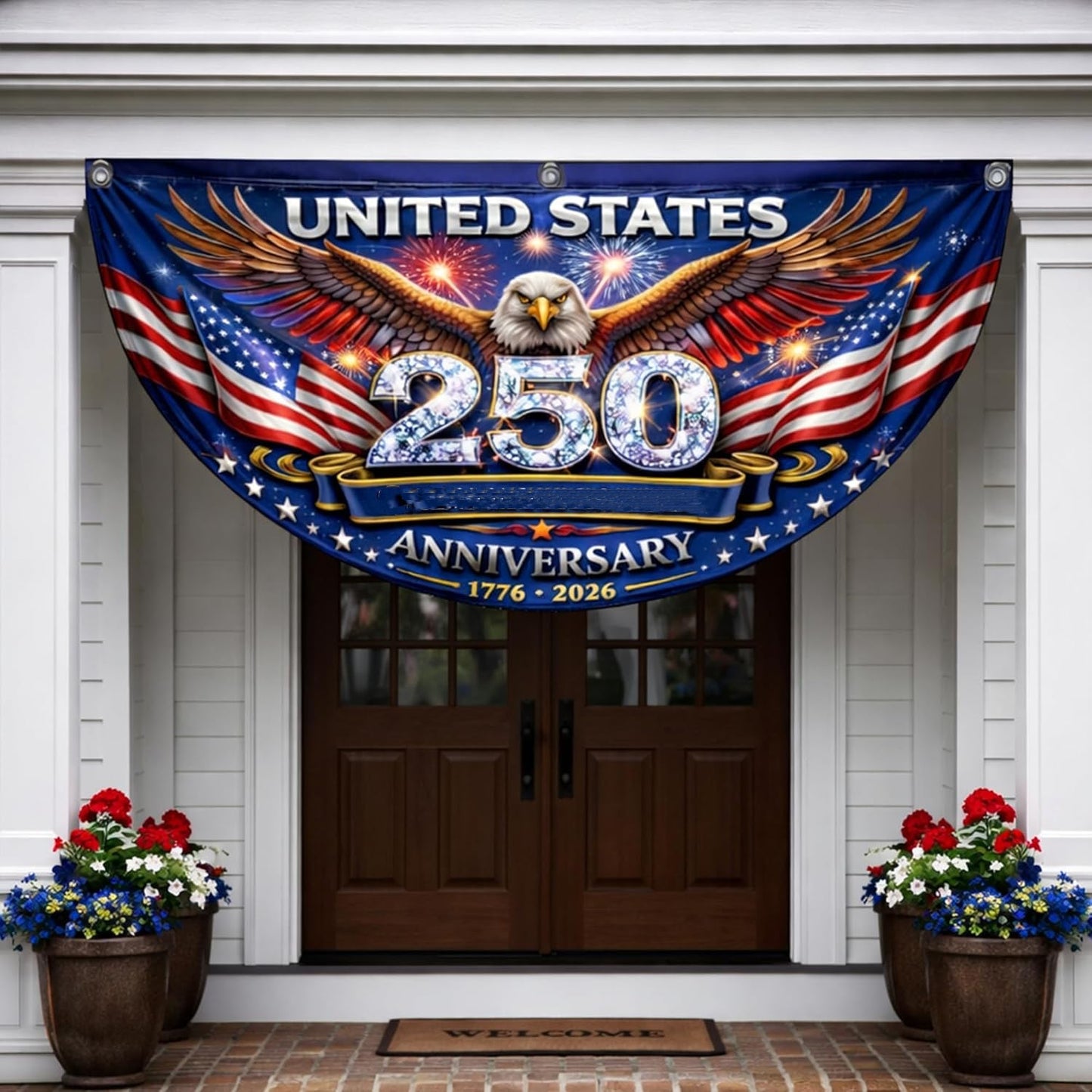 🎖️ Custom 250 Years of Freedom Flag | USA Patriotic Decor