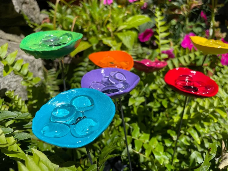🔥Handmade Bee Watering Station, Butterfly Puddler, Hummingbird Drinking Cups - Made in America