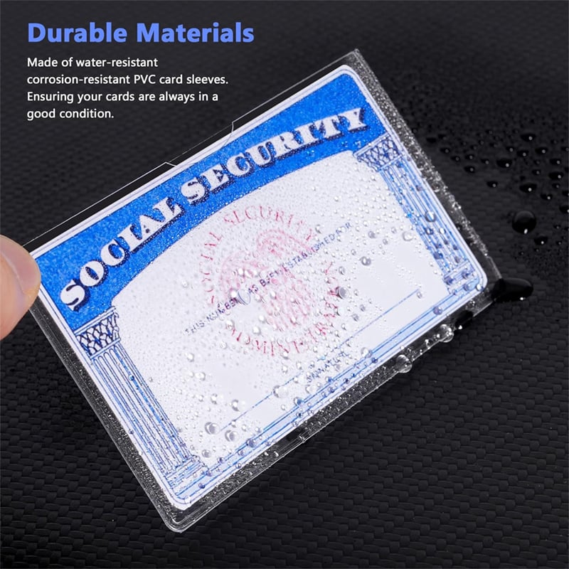 ✨Social Security Card Protector Sleeves