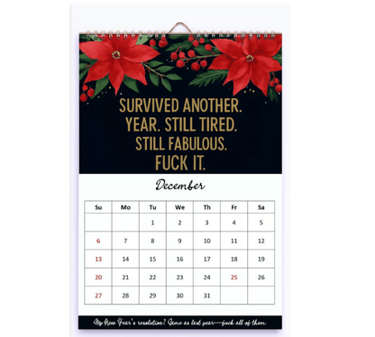 Fuck It Again – 2026 Calendar For Women Who’ve Had Enough
