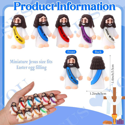 Last Day Only $7.99 (10 PCS)🔥Original Design Mini Jesus Figures - Jesus Loves You💖