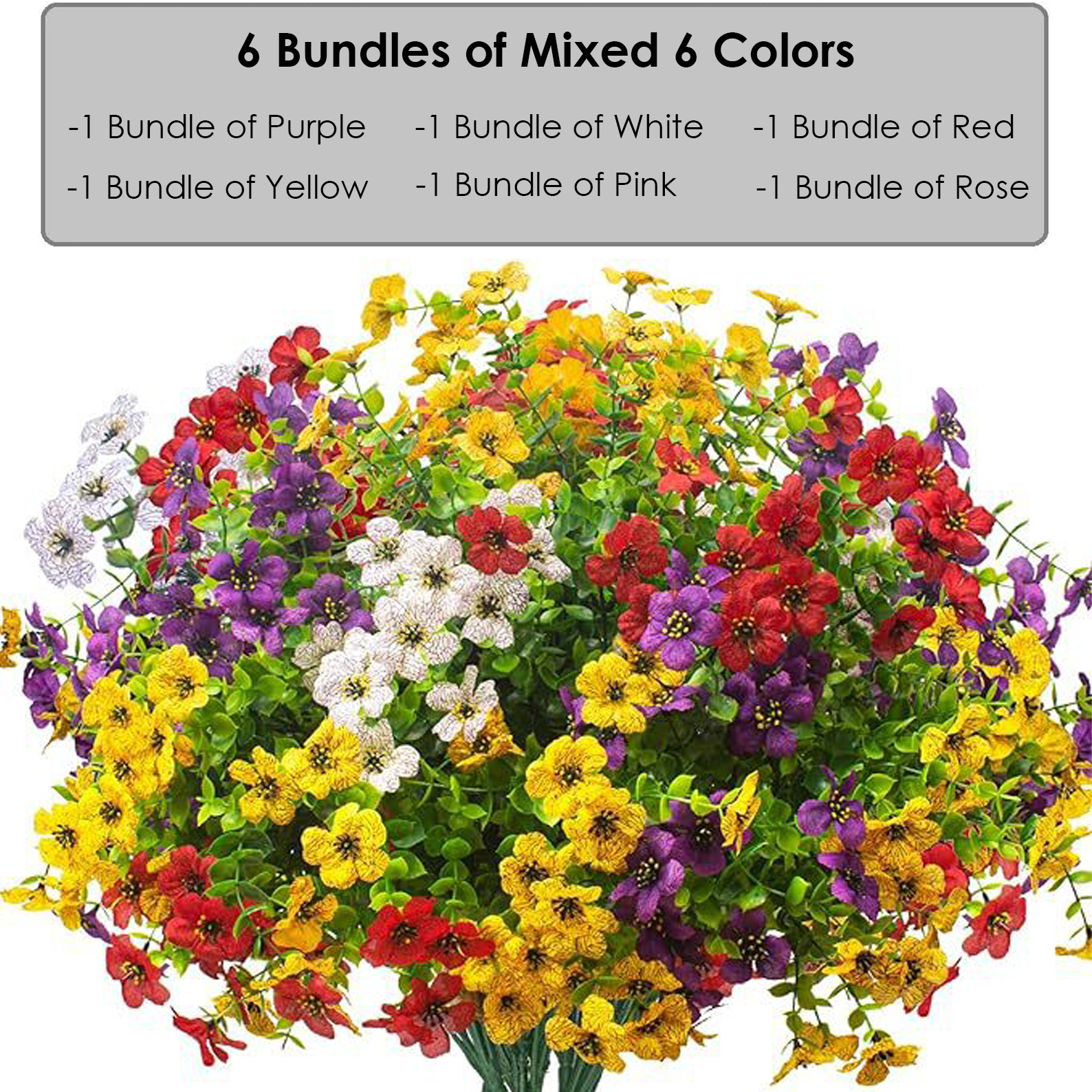 ✨6 Bundles of Mixed 6 Colors（Save $18💰!! ）