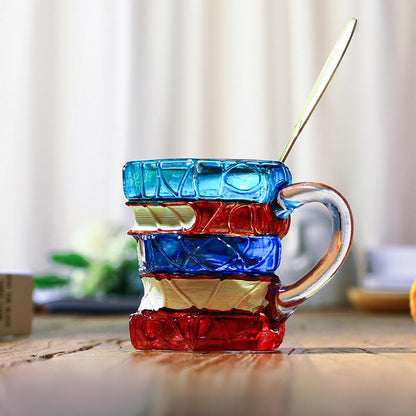 🔥Christmas Early Discount 49% Off🎅Unique Glass Craft Innovative 3D Painting Book Mug