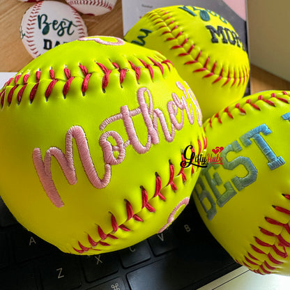 Custom Embroidered Baseball & Softball, Father's Day Gift, Mother's Day Gift