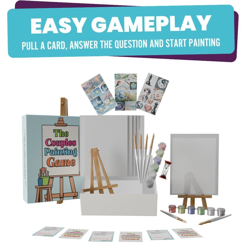 🔥LAST DAY 49% OFF - 🎨The Couples Painting Game❤️