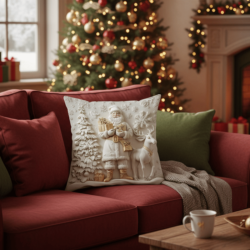 Christmas Themed Cushion Cover🔥🎁