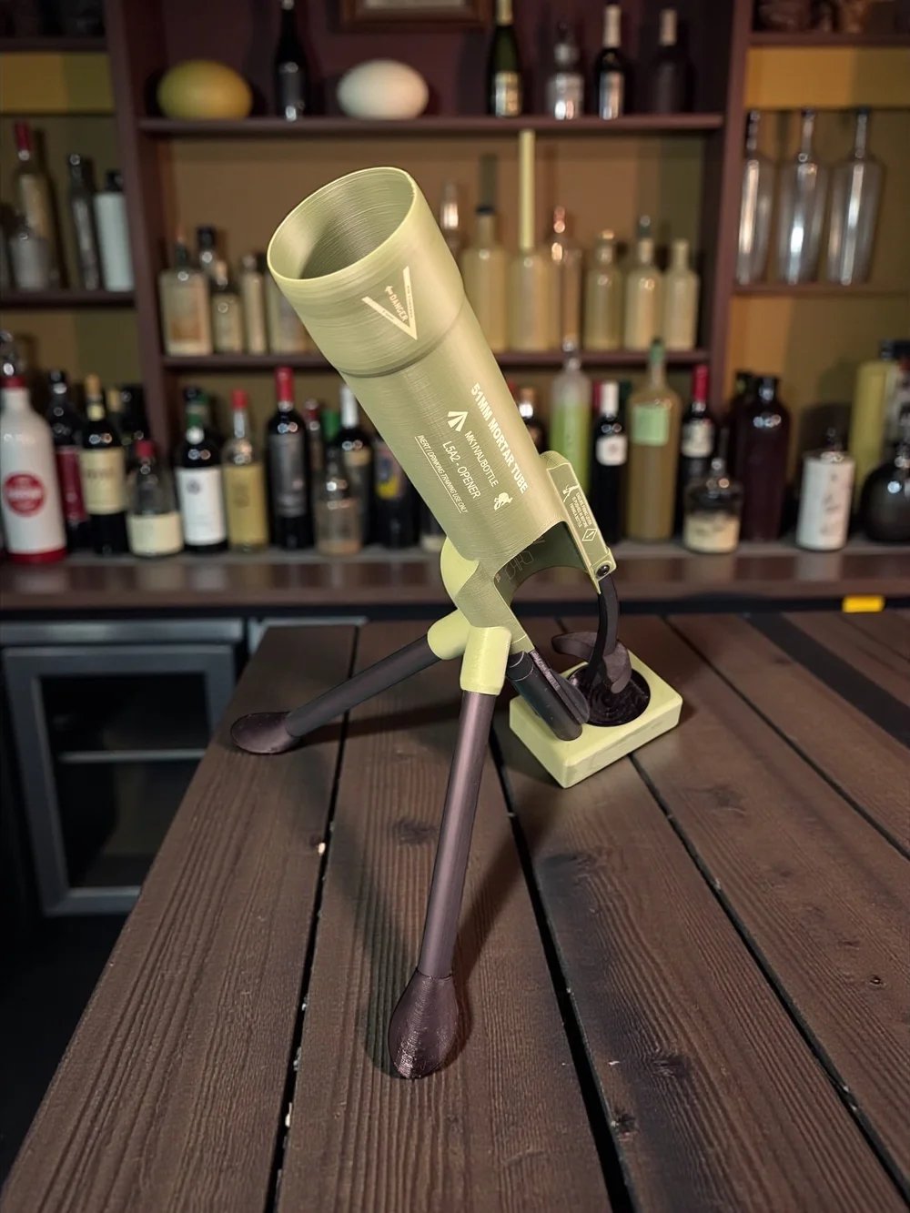 🚀 51mm Beer Bottle Mortar Bottle Opener 🍻– Novelty Cap-Launching Desk & Bar Accessory🔥Buy 2 Free Shipping