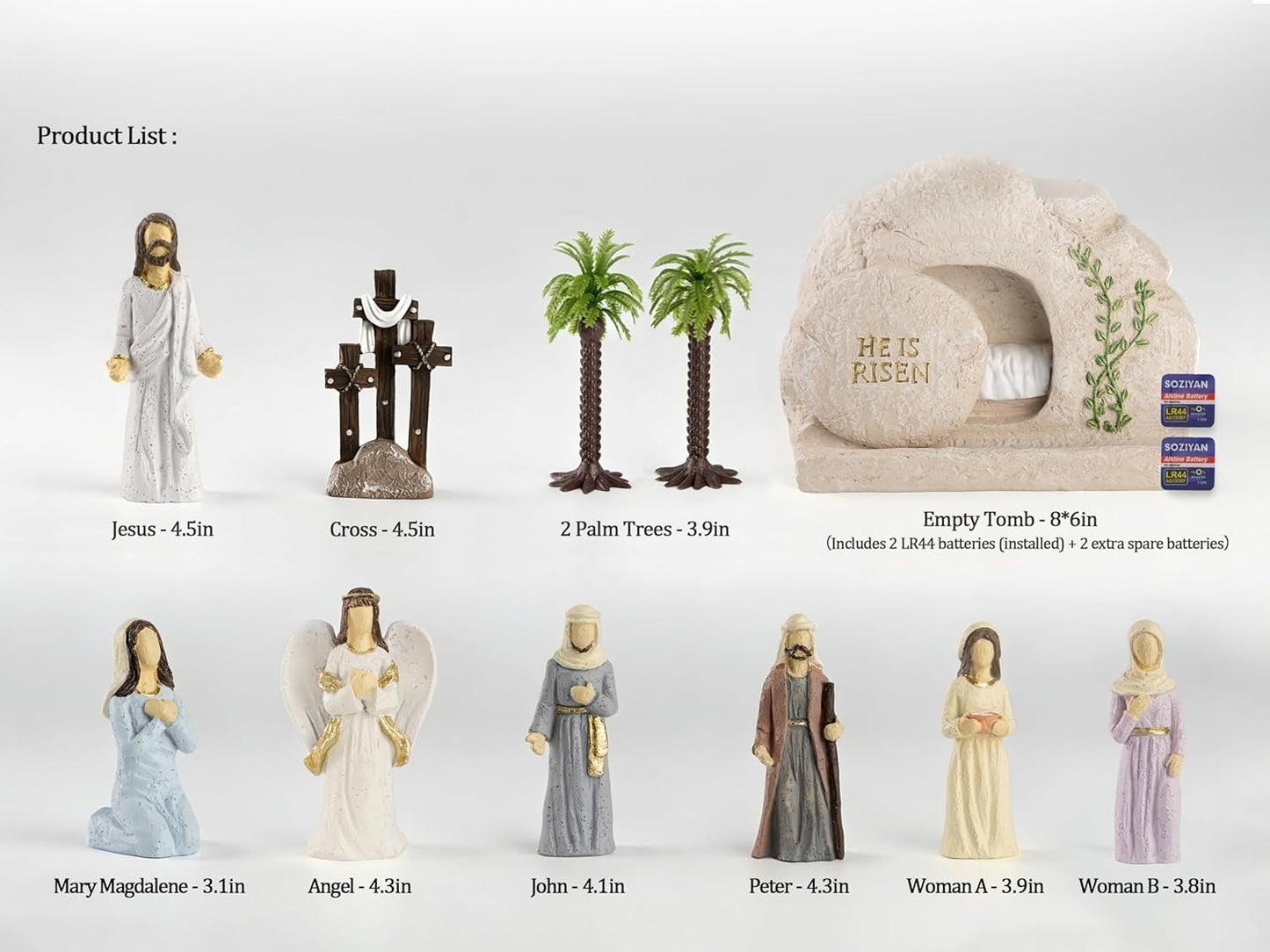 LED Resurrection Scene Set