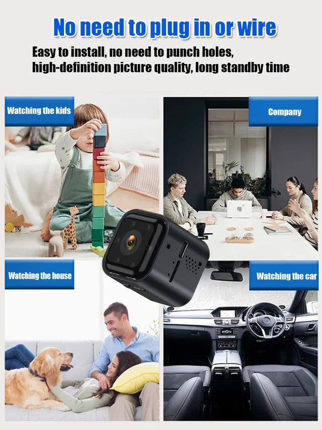 🏆Black Friday 60% OFF-AS03 Smart WiFi Security Camera – 1080P HD, Night Vision, Motion Detection, Low Power
