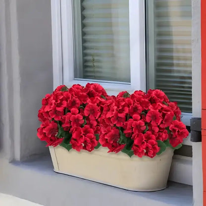 🌸 LAST DAY 50%OFF🌸 Bundles Artificial Geranium Flowers For Outdoors Geranium Flowers Outdoor Artificial Flowers UV Resistant Garden Plants Faux Flowers For Home Kitchen Table Centerpieces