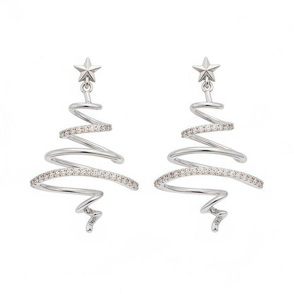 🎄Hot Sale✨Christmas Tree Earrings
