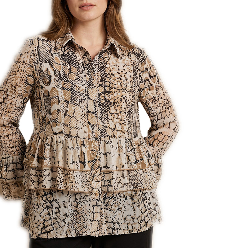 📢📢40% OFF !! ⏰Women's Casual Flowy Ruffled Top