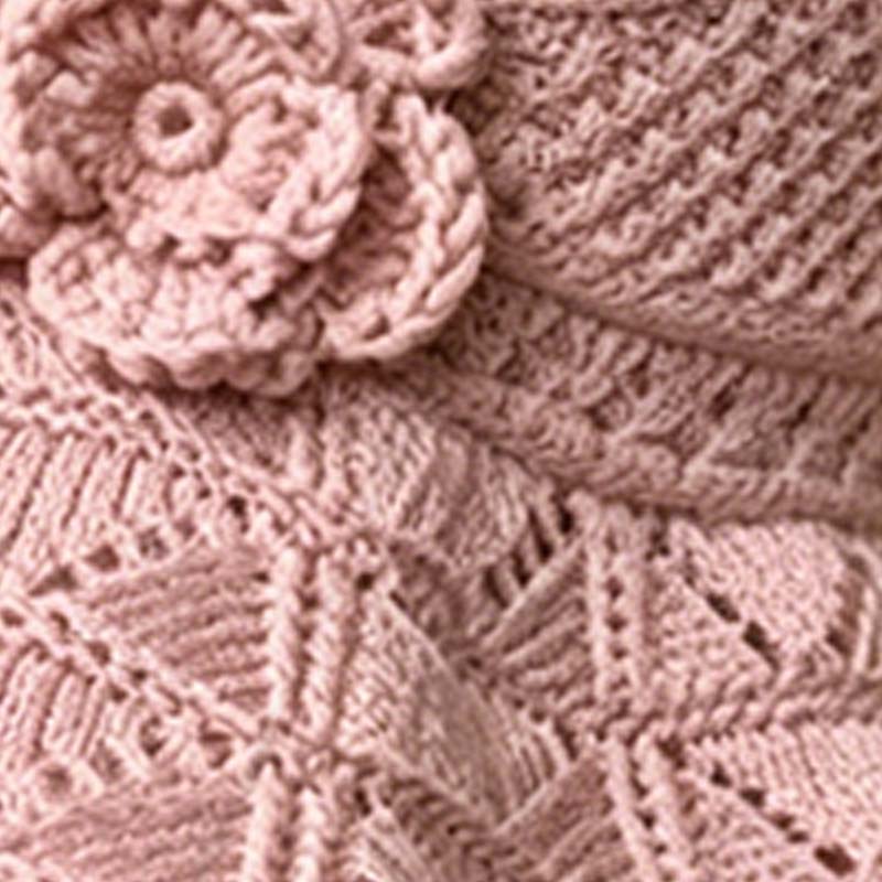 👒 LIMITED-TIME 50% OFF! ✨ Women's Crochet Bucket Hat – Flower Accent, Wide Brim, Cotton ✨