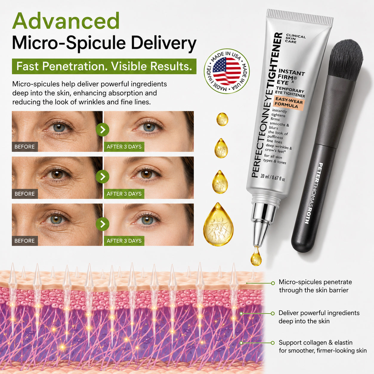🧠👨‍⚕️ Made & Shipped in the USA ✨ Instant FIRMx® Eye – Temporary Tightening & Smoothing Treatment 🔥 Last Chance: Save 70% Today
