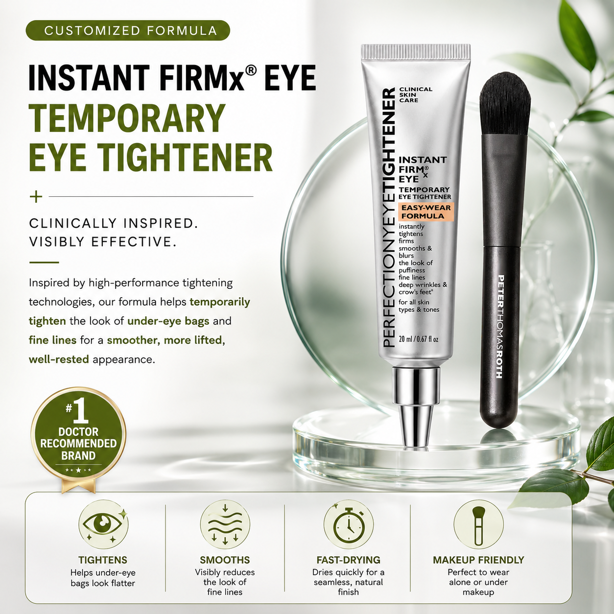 🧠👨‍⚕️ Made & Shipped in the USA ✨ Instant FIRMx® Eye – Temporary Tightening & Smoothing Treatment 🔥 Last Chance: Save 70% Today
