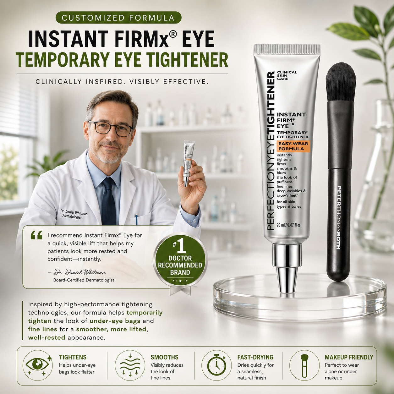 🧠👨‍⚕️ Made & Shipped in the USA ✨ Instant FIRMx® Eye – Temporary Tightening & Smoothing Treatment 🔥 Last Chance: Save 70% Today